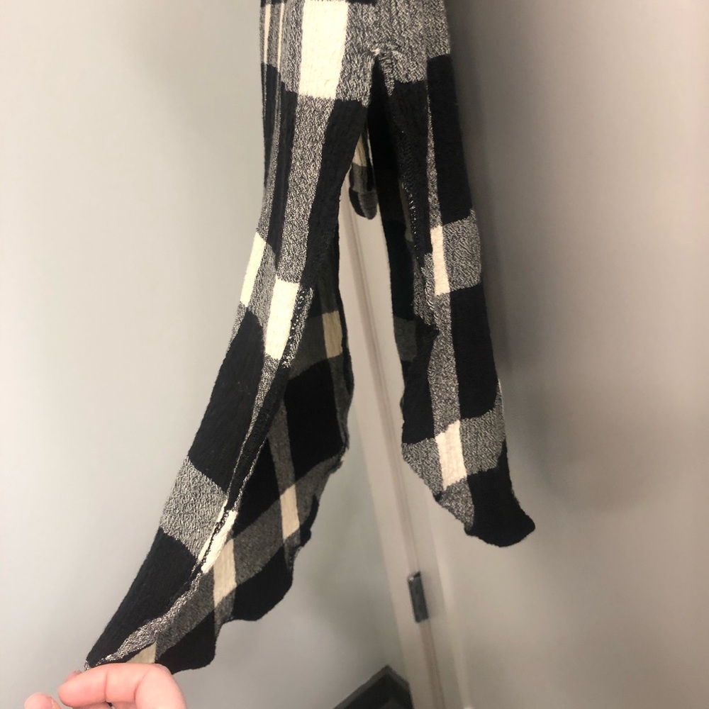 Black And White Check Button Up Tunic - image 4